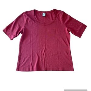 Peruvian Connection women’s 100% Pima cotton short sleeve size large shirt